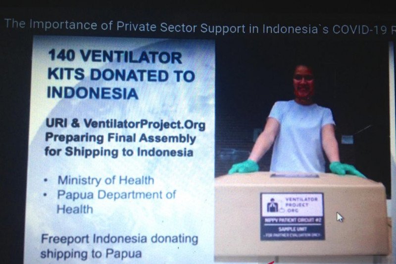Universitas di AS akan kirim 140 ventilator tambahan ke Indonesia