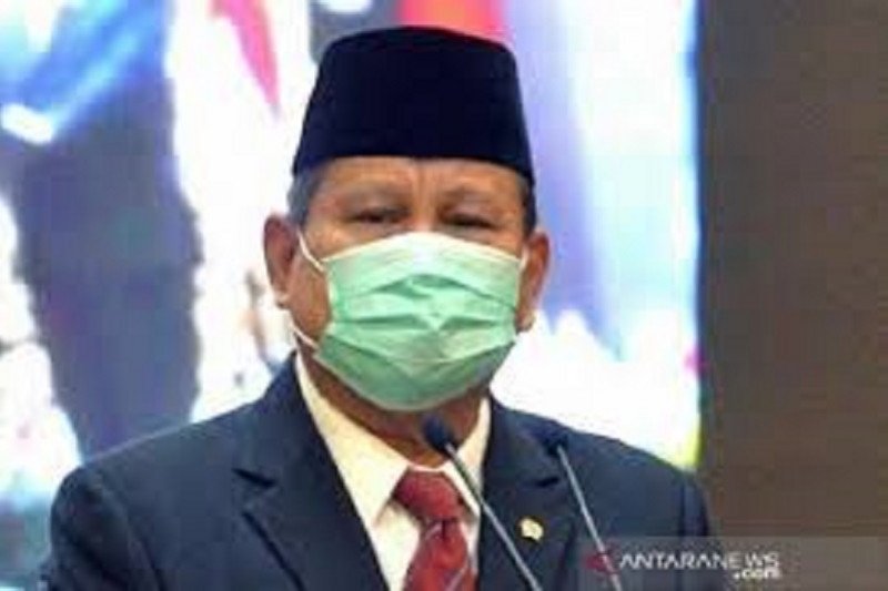 Menhan Prabowo sebut kerusuhan demo UU Ciptaker ditunggangi asing