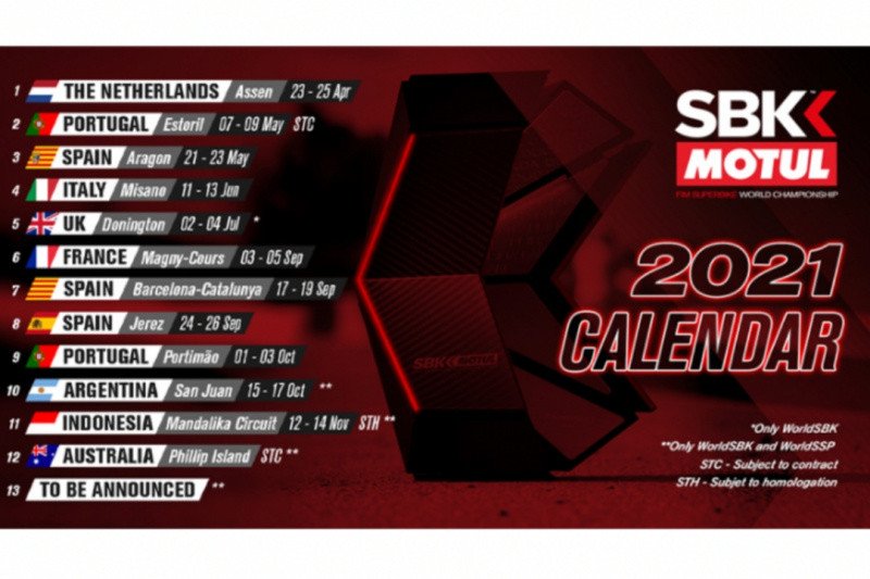 Sirkuit Mandalika masuk kalender World Superbike 2021