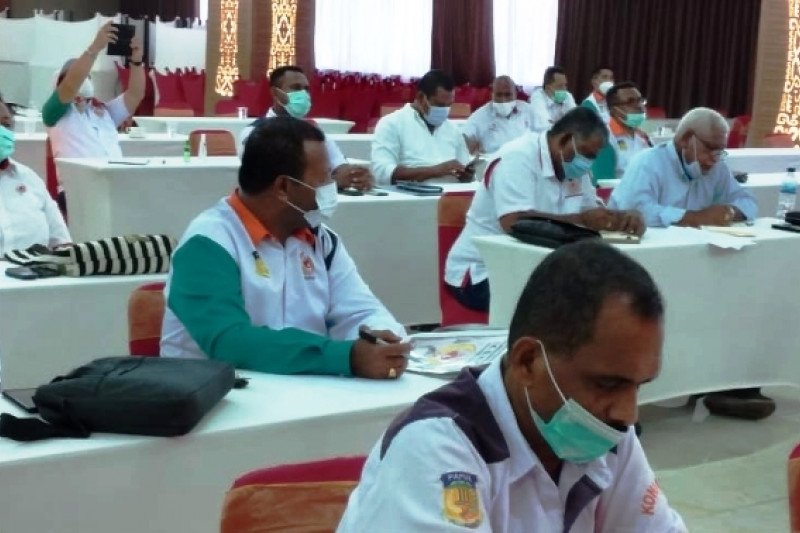 KONI Papua kumpul 37 pengurus cabor untuk sukses prestasi PON XX