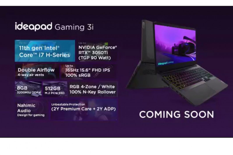 Lenovo perkenalkan IdeaPad Gaming 3i dengan prosesor Intel Gen-11
