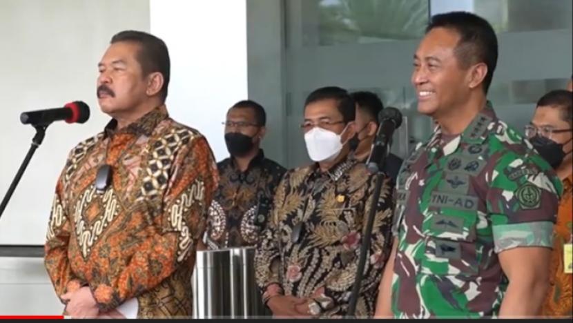 Koordinasi Penegakan Hukum, Jaksa Agung Terima Kedatangan Panglima TNI