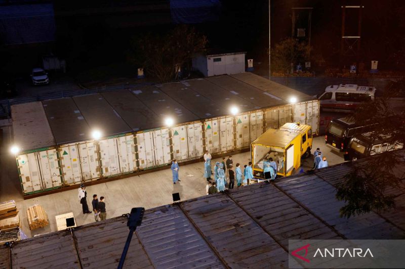 Hong Kong siapkan kontainer berpendingin untuk menyimpan jenazah